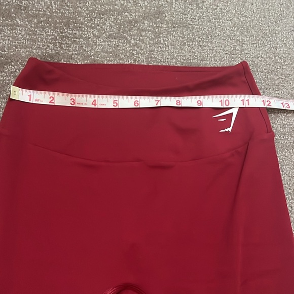 Gymshark Maroon Leggings Size Small - Picture 3 of 8